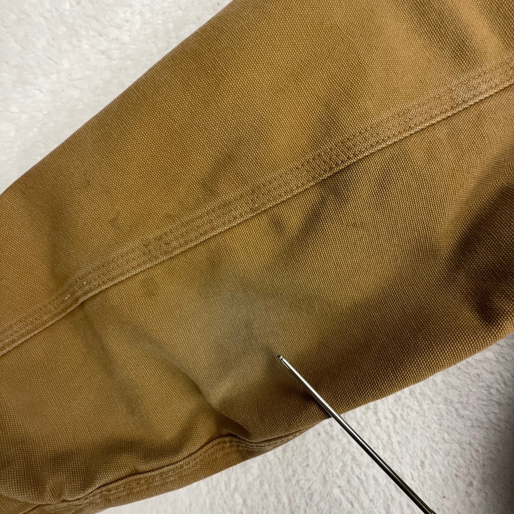 Carhartt Detroit Jacket Blanket Lined Mens Large 42 J01 BRN‎ Brown - Picture 15 of 16